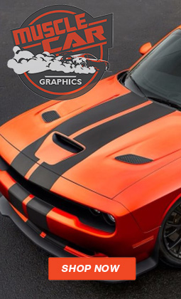 Muscle Car Fast Car Decals Automotive Vinyl Graphic Stripes